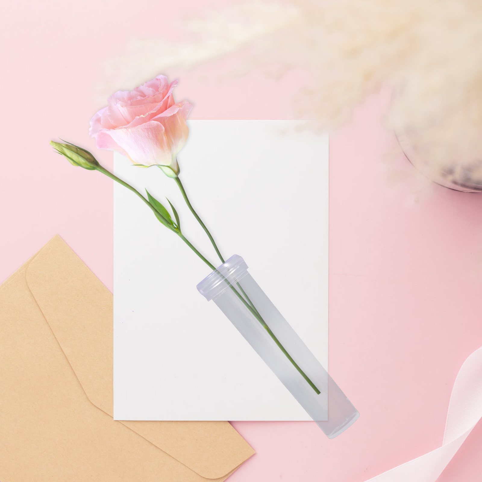 Easy Florist Supply - 100 Peças de Tubos Plásticos para