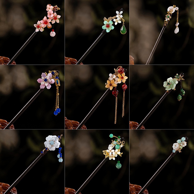 Florist Supplies - 1pc de madeira hairpin headdress para