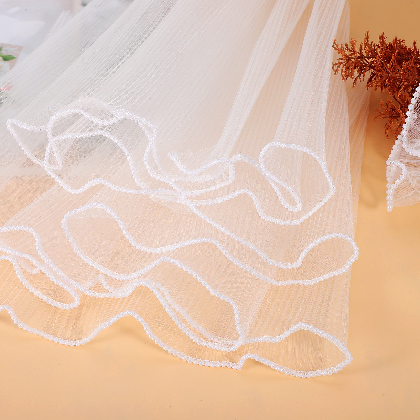 Florist Supply Paper - Rede de Malha de Pérolas Versátil