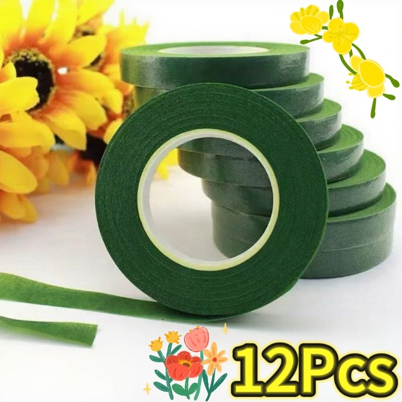 1-12 rolos de fita floral de b - Floral Tape Green avaliação e preço