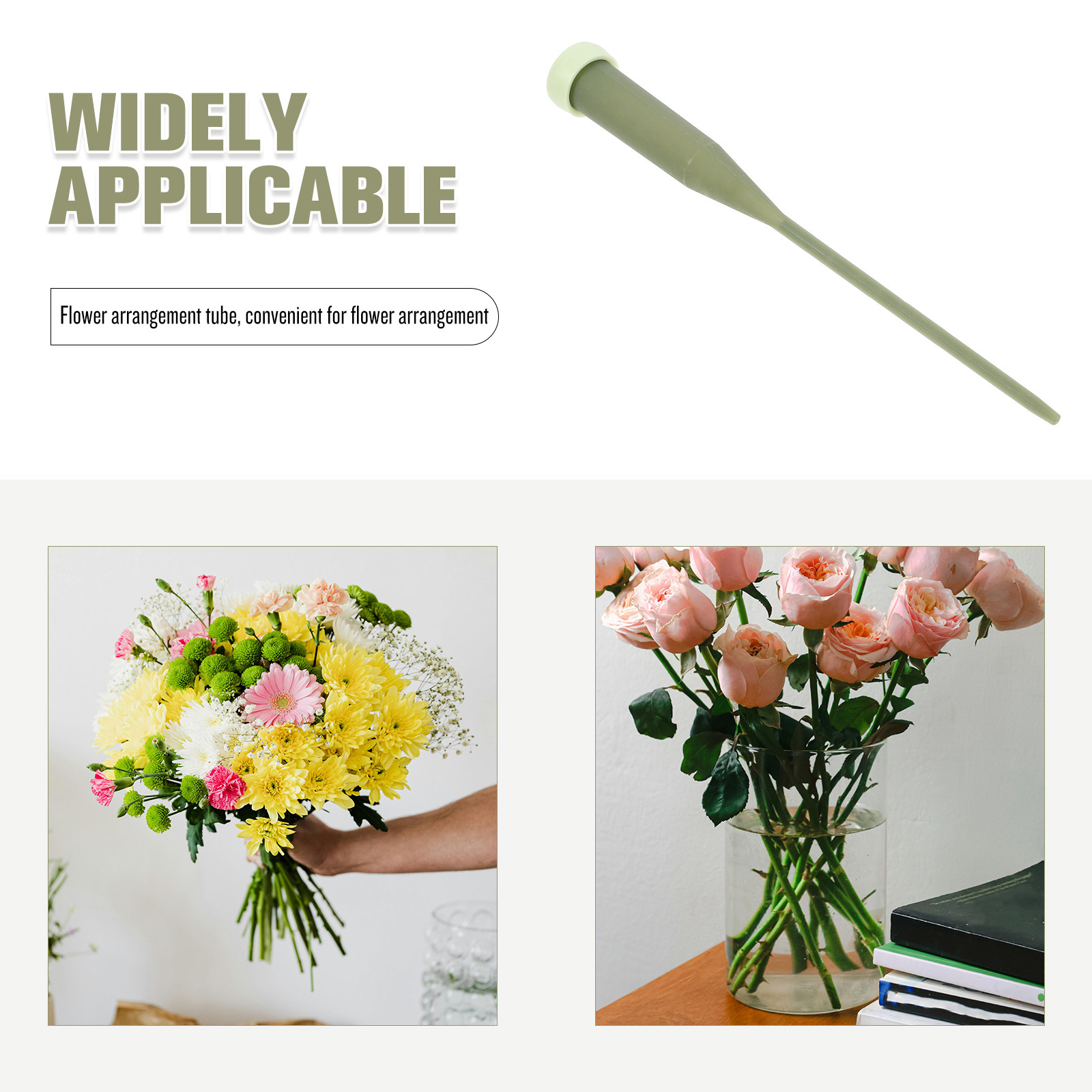 50 Peças Tubos Florais Verdes  - Easy Florist Supply avaliação e preço