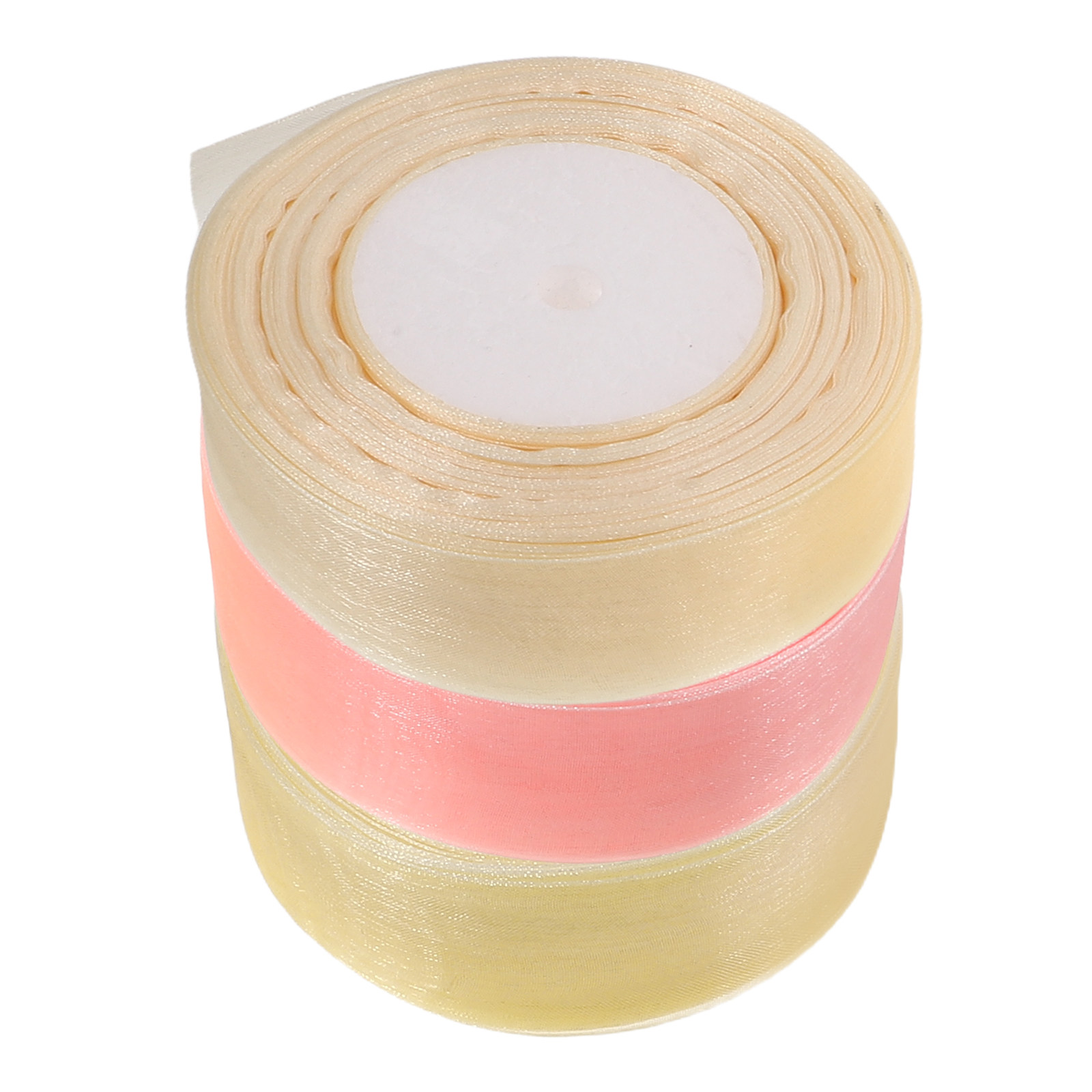 3 Rolos de Fita de Organza Tra - Ribbon Organza Roll avaliação e preço