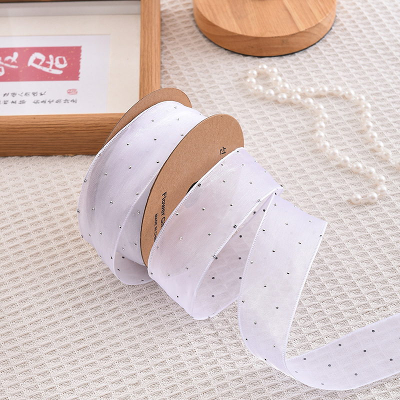 Fitas De Seda Com Strass, Fita - Ribbon Organza Roll avaliação e preço