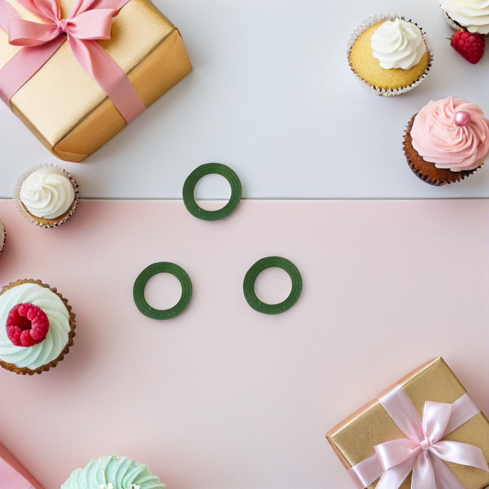 3 Rolos de Fita para Boutonnie - Floral Tape Green avaliação e preço