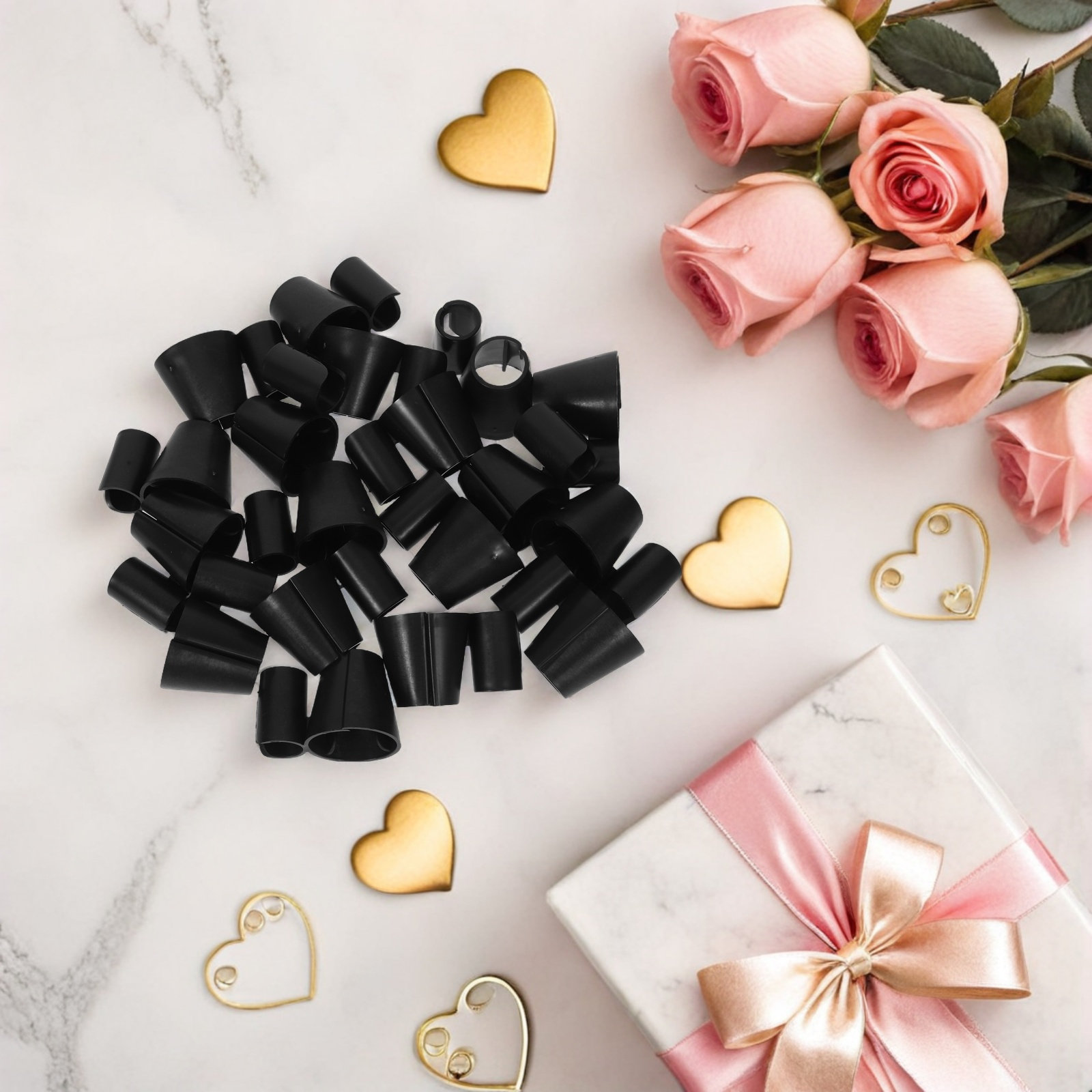 18 Peças de Clipes de Plástico - Florist Supply Paper avaliação e preço
