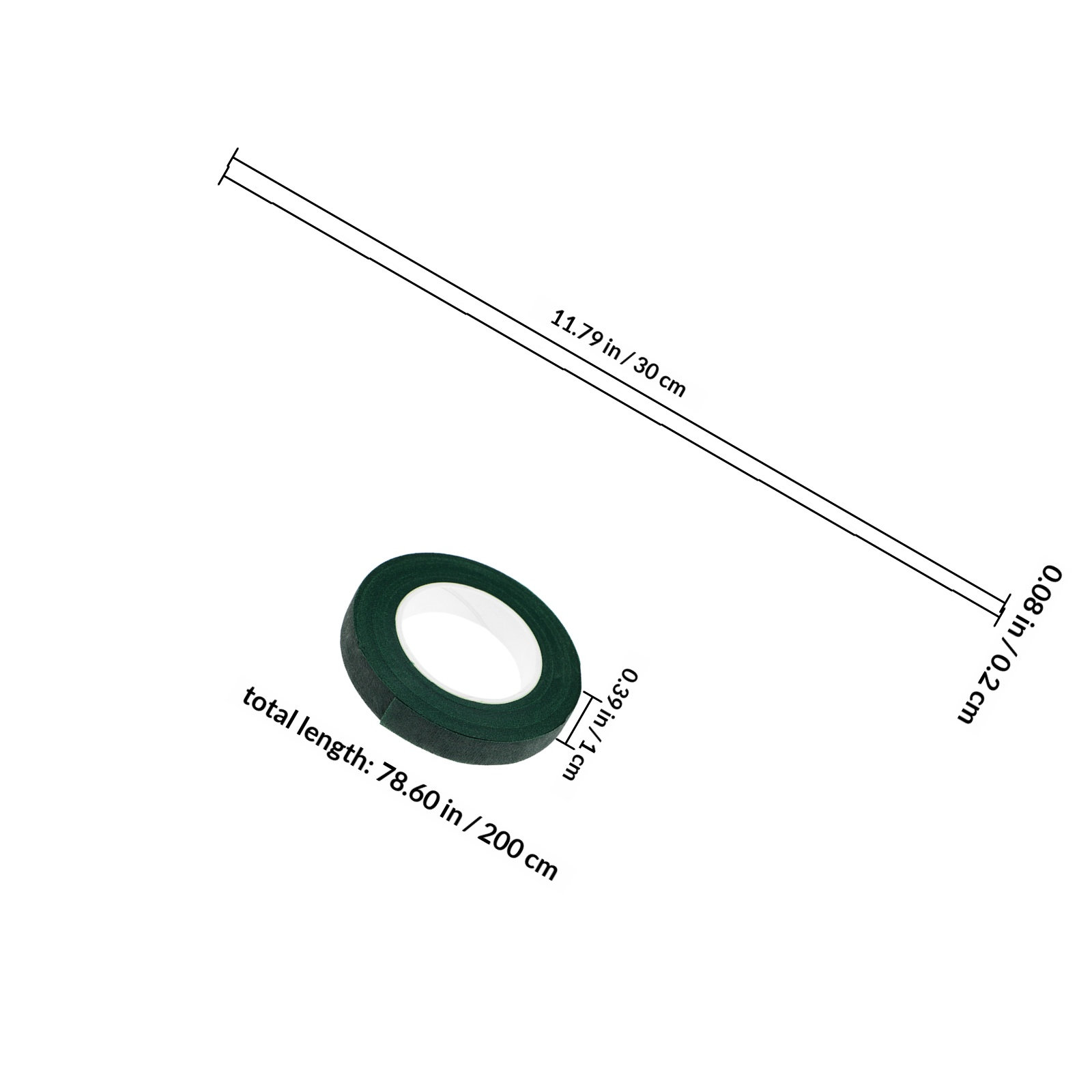 1 Conjunto de Fita e Arame Flo - Floral Tape Green avaliação e preço